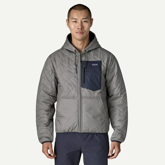 Men's Diamond Quilted Bomber Hoody