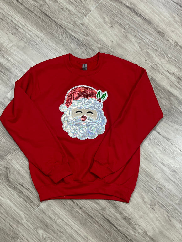 Wilkie’s Santa Sequin Crewneck