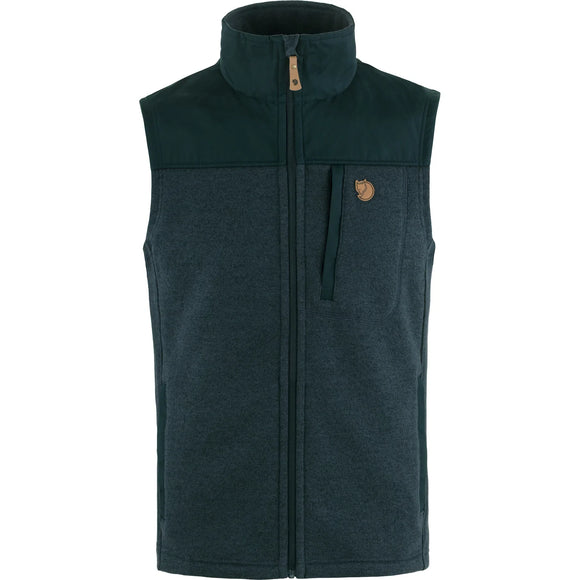 Fjallraven M Buck Fleece Vest Dark Navy