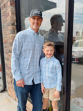 Southern Tide River Point Plaid Sport Shirt