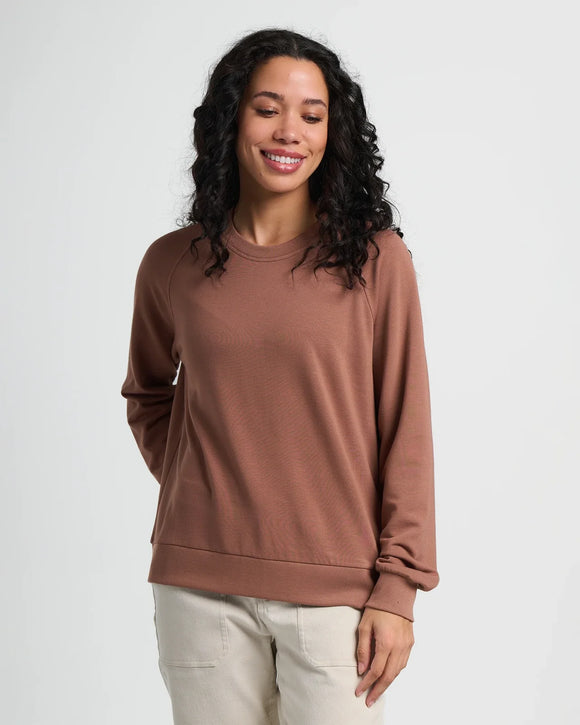 Women's Bamboo Lightweight Fleece Crew