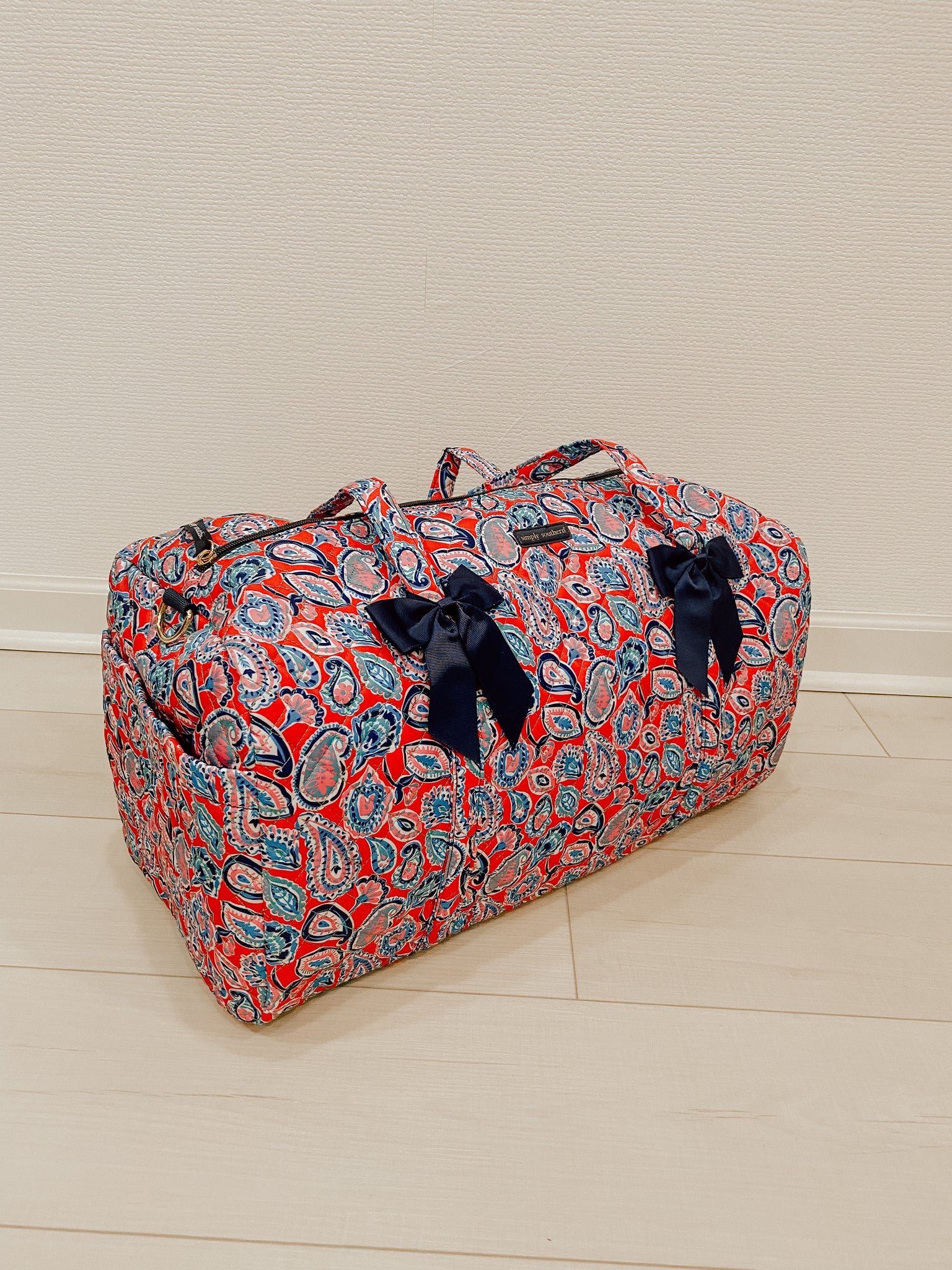 Simply Southern Large Double Bow Duffle Bag – Wilkie's Outfitters